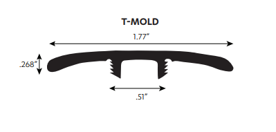 Tandem Luxury Vinyl Plank T Mold